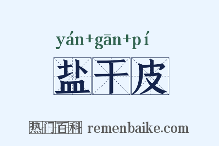 盐干皮是什么意思的图片